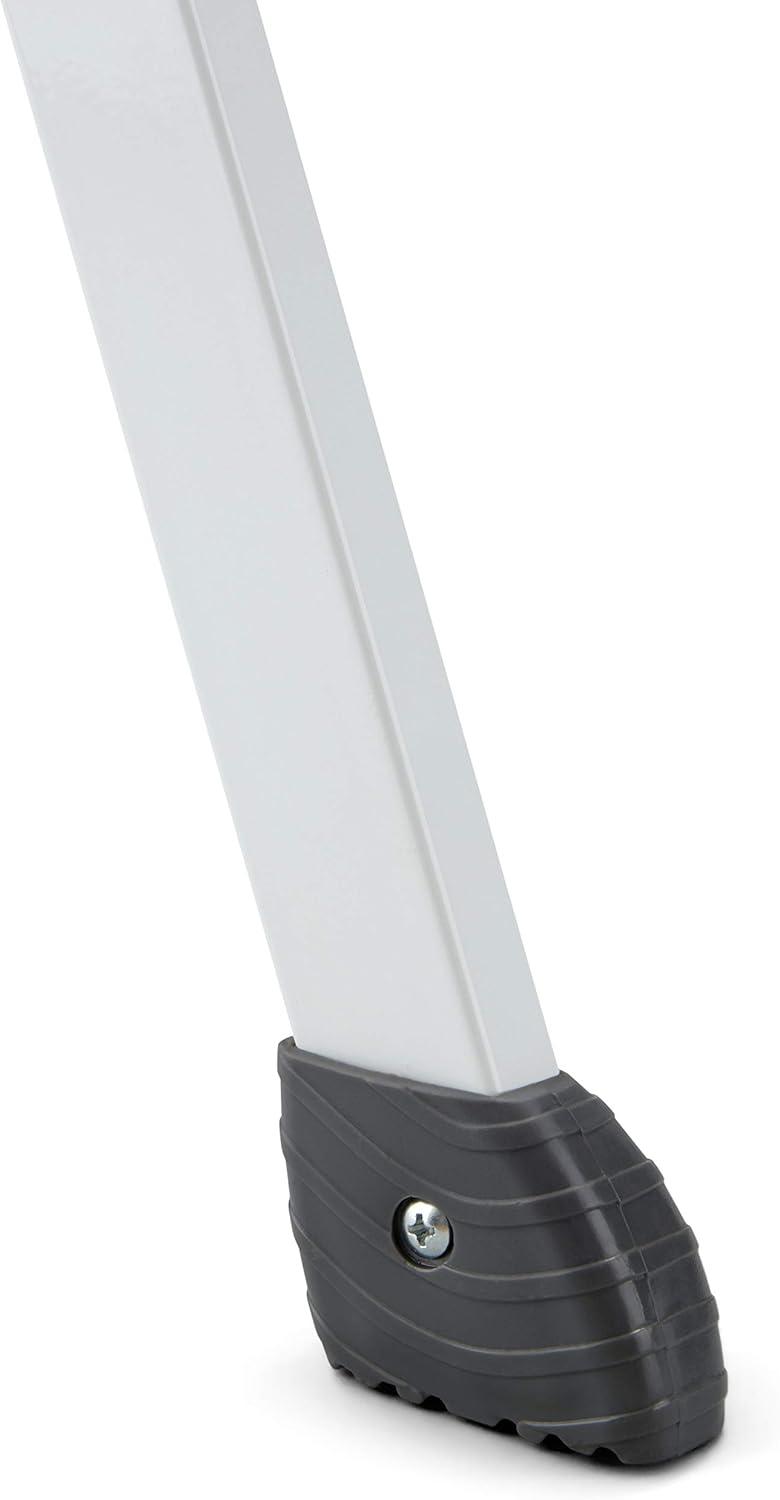 imageRubbermaid 3Step Steel Ladder Folding Step Stool with Hand Grip and NonSlip Feet White Tested to ANSI US Safety Standards No Assembly Required Amazon ExclusiveWhite Finish