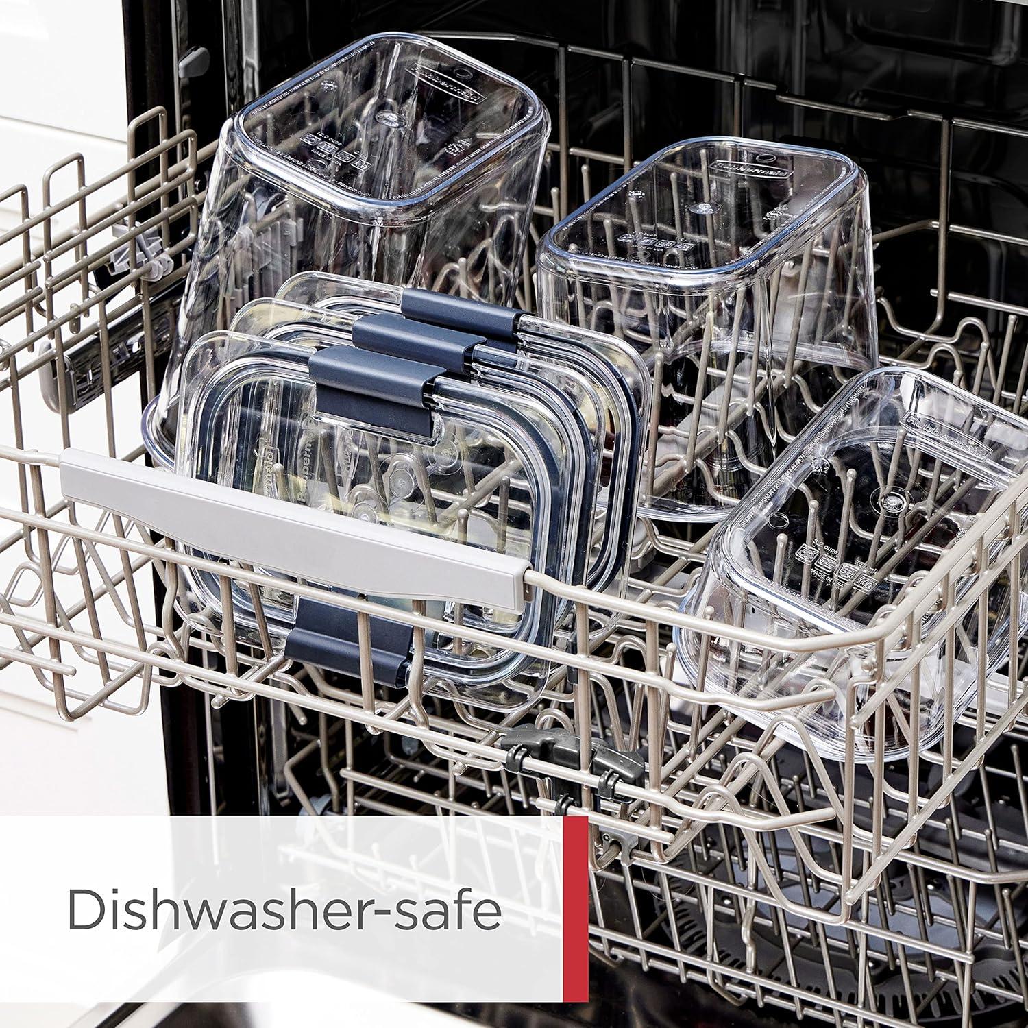 imageRubbermaid Brilliance Pantry Airtight Food Storage Container BPAFree 78 Cup Ideal for Brown Sugar Efficient LeakProof and DishwashersafeSet of 3