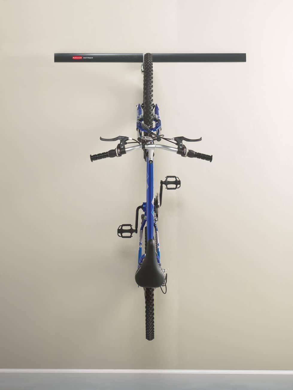 imageRubbermaid FastTrack 2Handle Hook S Hook Mounted Garage Storage and Space Saving Organization System Metallic PowderCoated Steeel for RakesBroomsToysLaddersIndividual