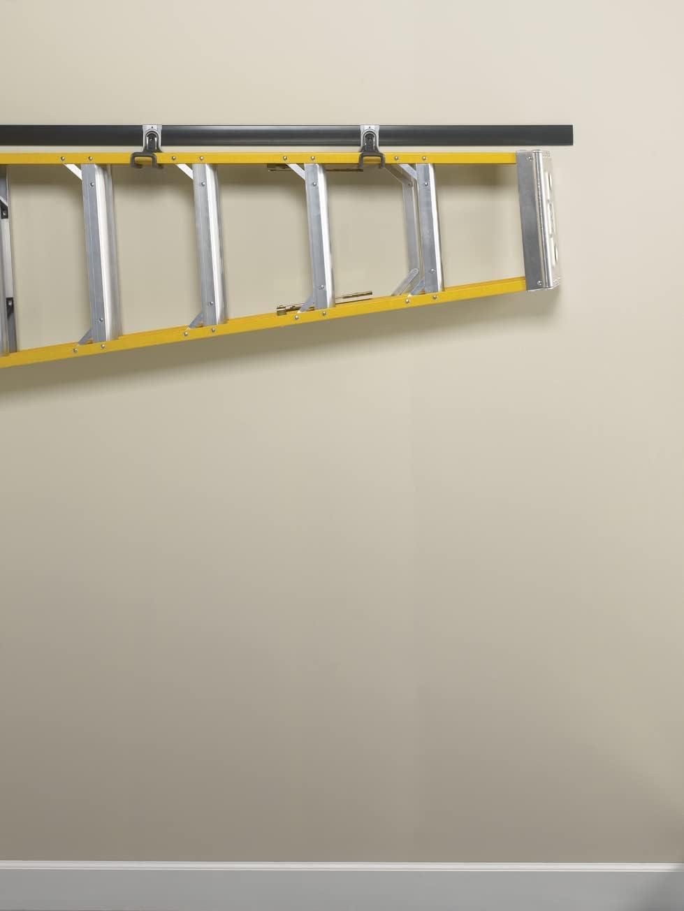 imageRubbermaid FastTrack 2Handle Hook S Hook Mounted Garage Storage and Space Saving Organization System Metallic PowderCoated Steeel for RakesBroomsToysLaddersIndividual