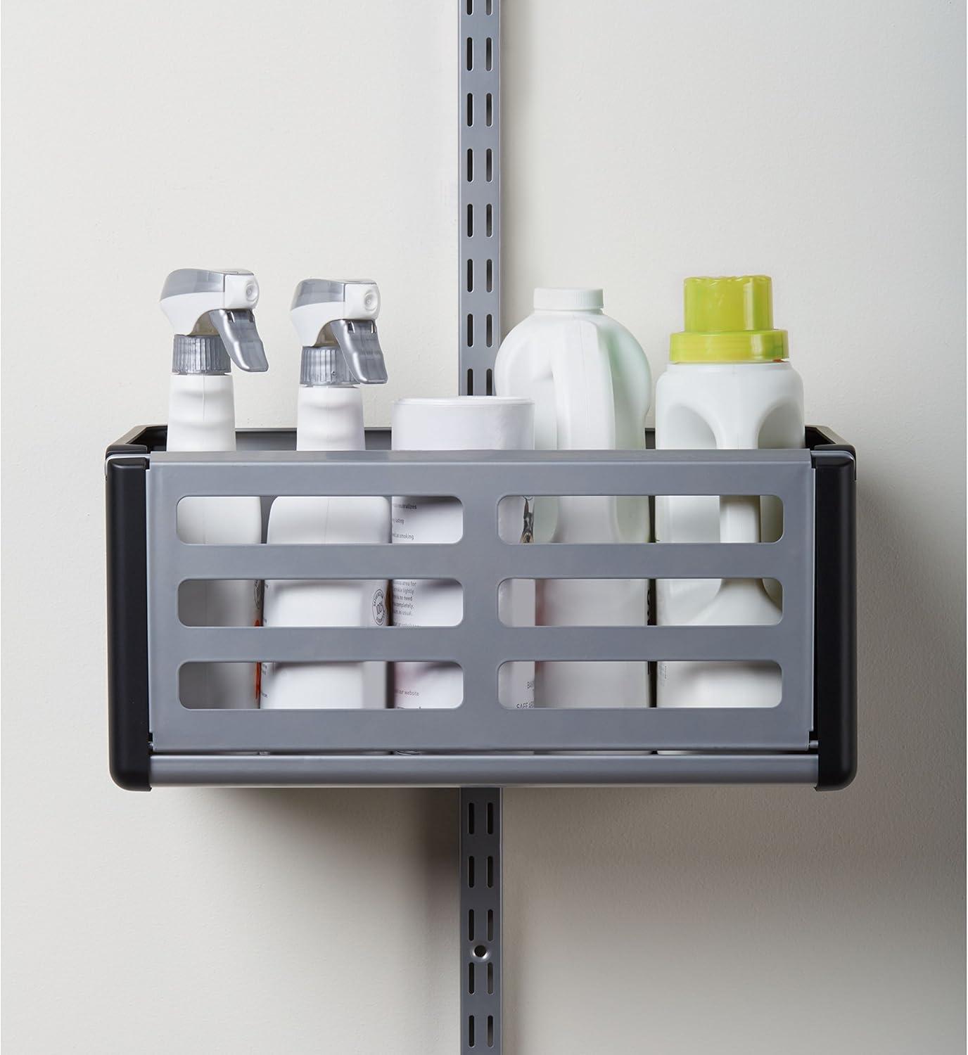 imageRubbermaid FastTrack 2Handle Hook S Hook Mounted Garage Storage and Space Saving Organization System Metallic PowderCoated Steeel for RakesBroomsToysLaddersIndividual