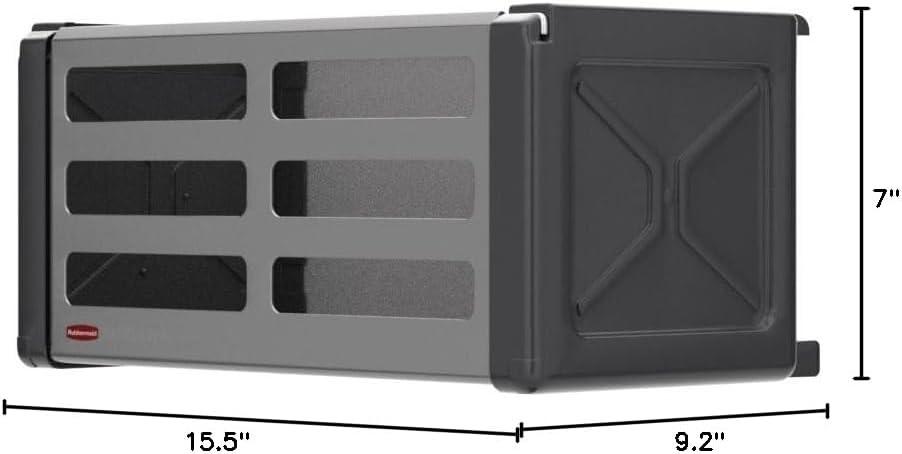 imageRubbermaid FastTrack 2Handle Hook S Hook Mounted Garage Storage and Space Saving Organization System Metallic PowderCoated Steeel for RakesBroomsToysLaddersIndividual