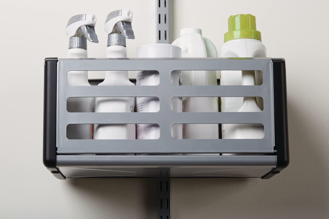 imageRubbermaid FastTrack 2Handle Hook S Hook Mounted Garage Storage and Space Saving Organization System Metallic PowderCoated Steeel for RakesBroomsToysLaddersIndividual