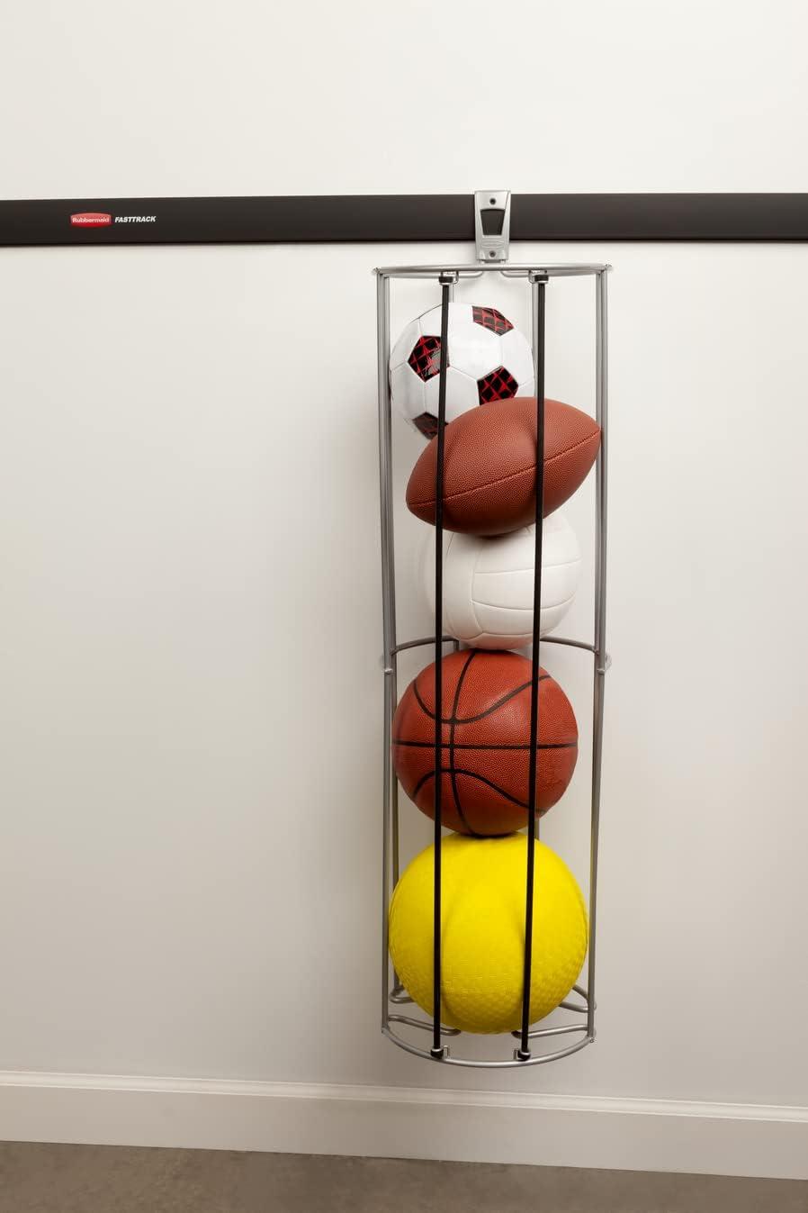 imageRubbermaid FastTrack 2Handle Hook S Hook Mounted Garage Storage and Space Saving Organization System Metallic PowderCoated Steeel for RakesBroomsToysLaddersIndividual