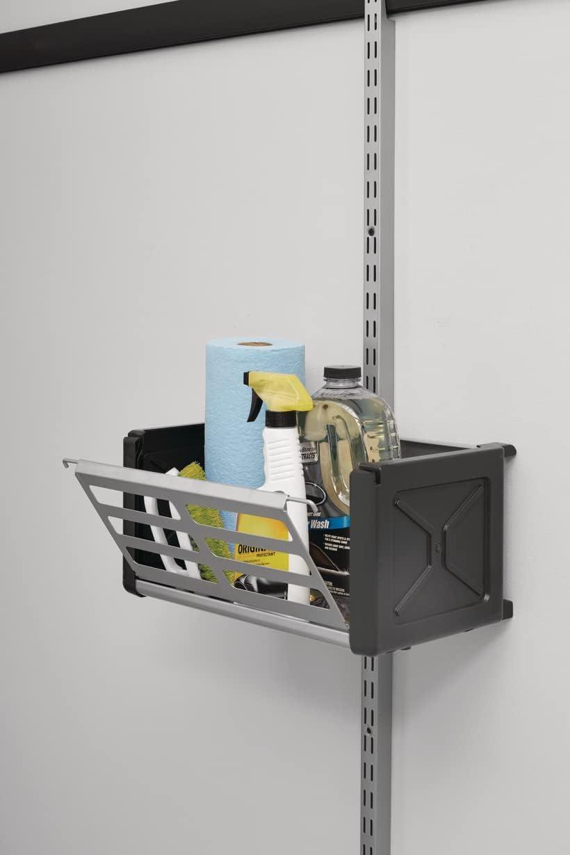 imageRubbermaid FastTrack 2Handle Hook S Hook Mounted Garage Storage and Space Saving Organization System Metallic PowderCoated Steeel for RakesBroomsToysLaddersIndividual