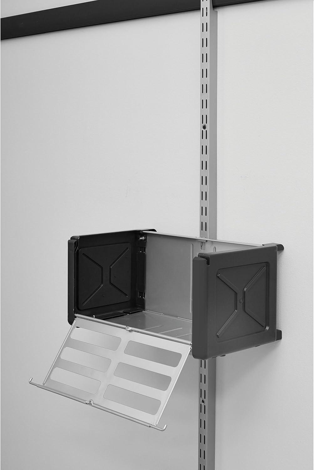 imageRubbermaid FastTrack 2Handle Hook S Hook Mounted Garage Storage and Space Saving Organization System Metallic PowderCoated Steeel for RakesBroomsToysLaddersIndividual