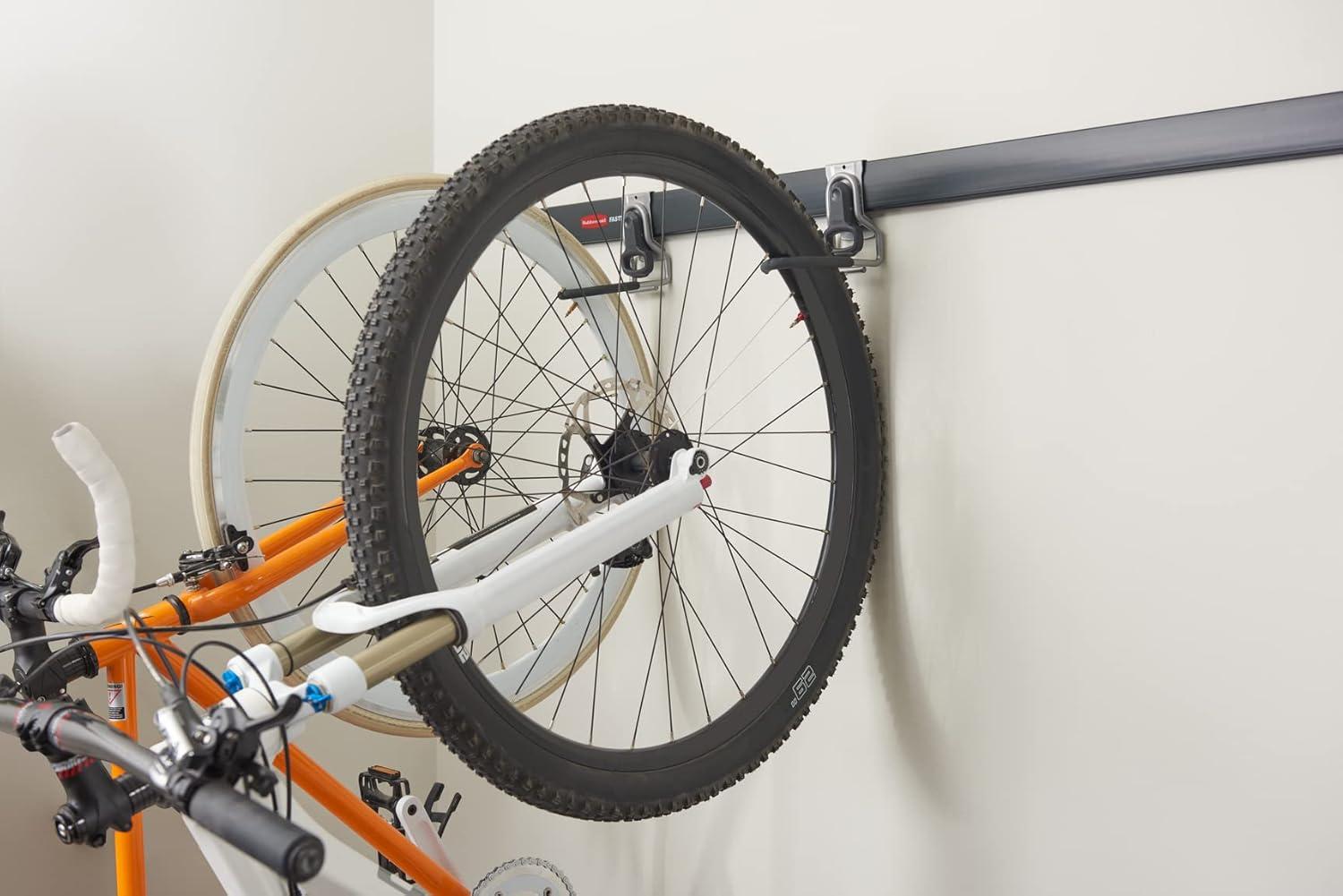 imageRubbermaid FastTrack 2Handle Hook S Hook Mounted Garage Storage and Space Saving Organization System Metallic PowderCoated Steeel for RakesBroomsToysLaddersIndividual