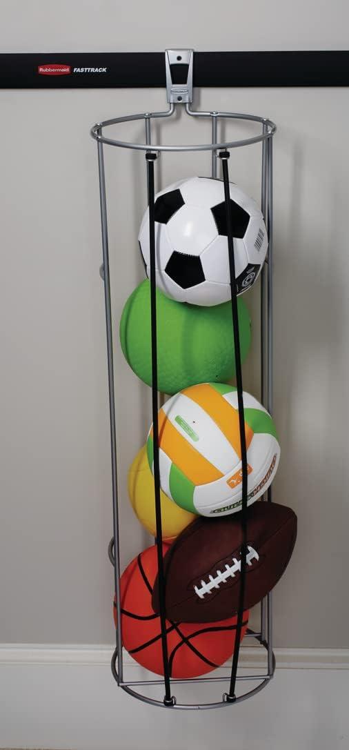 imageRubbermaid FastTrack 2Handle Hook S Hook Mounted Garage Storage and Space Saving Organization System Metallic PowderCoated Steeel for RakesBroomsToysLaddersIndividual