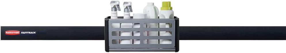 imageRubbermaid FastTrack 2Handle Hook S Hook Mounted Garage Storage and Space Saving Organization System Metallic PowderCoated Steeel for RakesBroomsToysLaddersIndividual