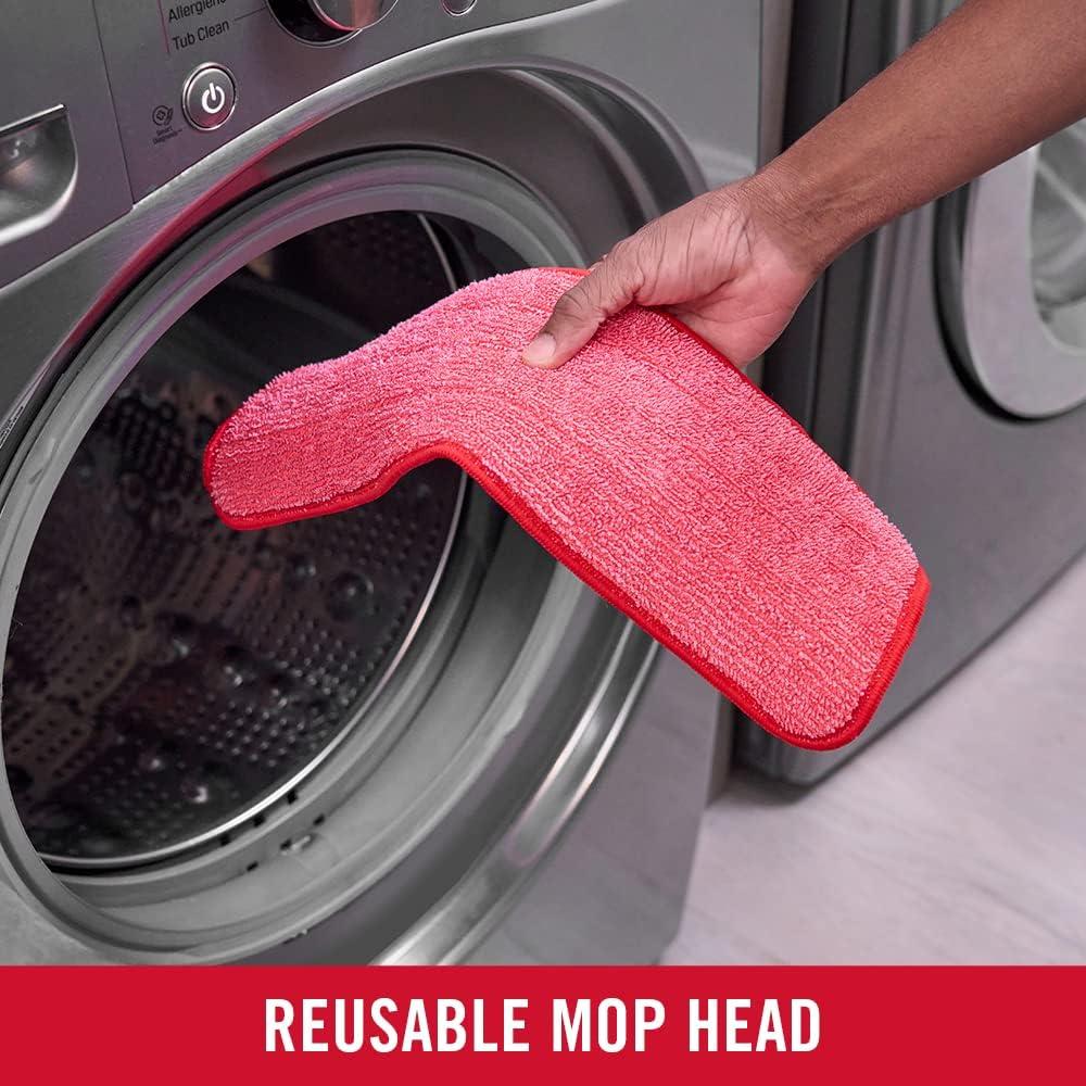 imageRubbermaid Reveal Spray Mop Floor Cleaning Kit 3 Reusable Microfiber Wet Pads 1 Refillable Bottle Cordless MultiSurface Mopping for All HomeBathroomOffice FloorsLegacy Design