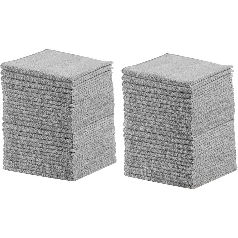 imageRubbermaid Microfiber Cloth Towels 24 Pack 14quotx14quot NonScratch ReusableWashable for CleaningWipingPolishing for HomeKitchenCar300Pack