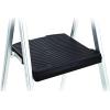 Rubbermaid 3-Step Ladder, Aluminum Lightweight Folding Step Stool with Project Tray, Silver, Tested to US Safety Standards, No Assembly Required(2-Step)