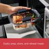 Rubbermaid Brilliance BPA-Free Food Storage Containers, Medium Deep, 4.7 Cup, 2-Pack, Airtight & Leak-Proof, Microwave & Dishwasher Safe(Set of 5 (2.85 Cup) 2-Compartment Containers)