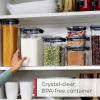 Rubbermaid Brilliance Pantry 10 Piece Set, Clear and Airtight Food and Pantry Storage Containers(Set of 10 Assorted Containers)
