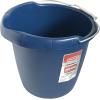 Rubbermaid Commercial Products 15QT Round Bucket, Blue, Comfortable/Durable Pour Handle, Sturdy Pail Bucket for Household Cleaning/Mopping(Royal Blue)