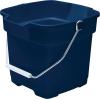 Rubbermaid Commercial Products 15QT Round Bucket, Blue, Comfortable/Durable Pour Handle, Sturdy Pail Bucket for Household Cleaning/Mopping(Royal Blue)