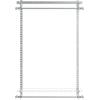 Rubbermaid Configurations Closet Shelves & Hanging Kit (2) 26″ Shelves Titanium Custom Pantry Organizer and Storage/Clothes Rack for Home/Laundry/Bathroom/Mudroom/Pantry/Linen Closet