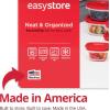 Rubbermaid EasyStore Containers, 44-Piece Set, Food Storage Containers, Food Storage Containers with Lids(Easy Store)