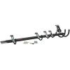 Rubbermaid FastTrack Garage Storage Utility Hooks, All in One Rail Hook Kit and Tool Organizer, 6 Piece, Heavy Duty for Wall/Shed/Garden