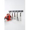 Rubbermaid FastTrack Garage Storage Utility Hooks, All in One Rail Hook Kit and Tool Organizer, 6 Piece, Heavy Duty for Wall/Shed/Garden