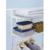 Rubbermaid FastTrack Multi-Purpose Closet Shelving Kit, White, Adjustable, Pantry Storage/Organization for your Clothes/Shoes/Food/Cleaning Supplies(5-7 Feet)