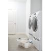 Rubbermaid Laundry Basket XL Hip-Hugger Basket 2.1-Bushel White Laundry Storage/Bathroom/Bedroom/Home Closet(1.5 Bushel)