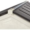 Rubbermaid Resin Outdoor Storage Shed With Floor (7 x 3.5 Ft.) Weather Resistant Brown/Grey Organization for Home/Lawn Mower/Backyard Equipment/Bike Storage/Pool Supplies(Tan/White)