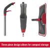 Rubbermaid Reveal Spray Mop Floor Cleaning Kit, 3 Reusable Microfiber Wet Pads, 1 Refillable Bottle, Cordless, Multi-Surface Mopping for All Home/Bathroom/Office Floors(Collapsible Design)