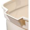 Rubbermaid Roughneck Heavy-Duty Utility Bucket 15-Quart Bisque Comfortable/Durable Pour Handle Sturdy Pail Bucket for Household Cleaning/Mopping(Bisque)