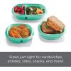 Rubbermaid TakeAlongs Food Storage Containers Set of 26 Clear(Teal)
