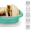Rubbermaid TakeAlongs Food Storage Containers Set of 26 Clear(Teal)