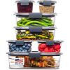 Set of 7 Assorted Containers