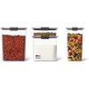 Rubbermaid Brilliance Pantry 10 Piece Set, Clear and Airtight Food and Pantry Storage Containers(Set of 4 Assorted Containers)