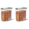Rubbermaid Brilliance Pantry Airtight Food Storage Container, BPA-Free 7.8 Cup, Ideal for Brown Sugar – Efficient, Leak-Proof and Dishwasher-safe(18-Cup Cereal (Pack of 2))
