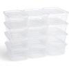 Rubbermaid Cleverstore 6 Qt Clear Storage Bins with Lids, 12-Pack, Stackable, BPA-Free, Made in USA(6 Qt – 12 Pack)