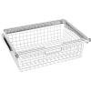 Rubbermaid Configurations Sliding Basket for Closet Drawer Organization, Titanium, Sturdy Slide Out Basket for Home/Laundry/Bathroom/Mudroom/Pantry/Linen Closet(Titanium)