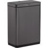Rubbermaid Elite Stainless Steel Slim Sensor Trash Can 12-Gallon Batteries Included Charcoal Wastebasket for Home/Kitchen/Hotel/Lobby/Office 11.8G(Sensor)