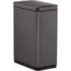 Rubbermaid Elite Stainless Steel Slim Sensor Trash Can 12-Gallon Batteries Included Charcoal Wastebasket for Home/Kitchen/Hotel/Lobby/Office 11.8G(Slim Sensor)