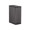 Rubbermaid Elite Stainless Steel Slim Step-On Trash Can 12 Gallon Charcoal Wastebasket for Home/Kitchen/Garage/Apartment/Office(Slim Step-On)