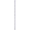 Rubbermaid Fast Track Adjustable Closet System Hardware 25-Inch Upright White Pantry Storage/Organization for Clothes/Shoes/Food/Cleaning Supplies