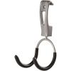 Rubbermaid FastTrack 2-Handle Hook (S Hook) Mounted Garage Storage and Space Saving Organization System Metallic Powder-Coated Steeel for Rakes/Brooms/Toys/Ladders(1 Count (Pack of 1))