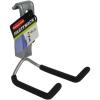 Rubbermaid FastTrack 2-Handle Hook (S Hook) Mounted Garage Storage and Space Saving Organization System Metallic Powder-Coated Steeel for Rakes/Brooms/Toys/Ladders(Individual (Pack of 6))