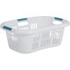 Rubbermaid Laundry Basket XL Hip-Hugger Basket 2.1-Bushel White Laundry Storage/Bathroom/Bedroom/Home Closet(2.1 Bushel)