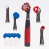 Rubbermaid Reveal Power Scrubber with Multi-Purpose & Grout Head, Cordless Electric Battery Powered Scrub Brush, Water Resistant, for Home/Kitchen/Bathroom/Grout/Tile/Shower/Tub(Power Scrubber Ultimate Kit)