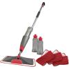 Rubbermaid Reveal Spray Mop Floor Cleaning Kit, 3 Reusable Microfiber Wet Pads, 1 Refillable Bottle, Cordless, Multi-Surface Mopping for All Home/Bathroom/Office Floors(Legacy Design)