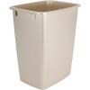 Rubbermaid Small Trash 9-Gallons Beige Plastic Garbage Can/Wastebasket for Kitchen/Bathroom fits Under-Sink/Desk/Countertop/Cabinet 21-quart Bisque(Bisque)