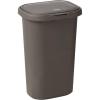Rubbermaid Spring Top Trash Can with Lid 13 Gallon Gray Plastic Garbage Bin for Home/Kitchen/Office/Garage(Gray)