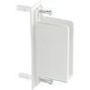 Wall Mount Bracket 2 1/2 in Height 3 11/16 in Width 4 1/2 in Length Plastic White