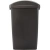 Rubbermaid Swing-Top Lid Recycling Bin for Home, Kitchen, and Bathroom, 12.5 Gallon Recycling Can, Gray