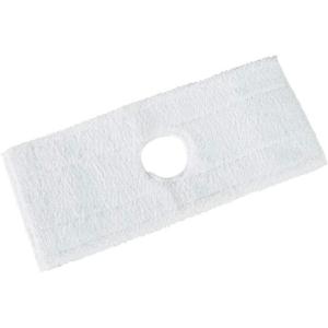 Rubbermaid Microfiber Flat Spin System Mop Head Refill/Replacement, White, Reusable Mop for Floor Cleaning, Tile/Wood/Vinyl/Stone